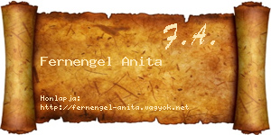 Fernengel Anita névjegykártya